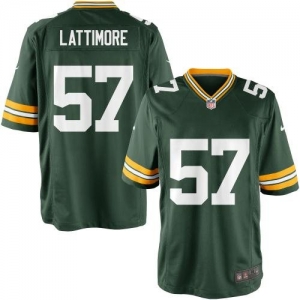 Nike Youth Green Bay Packers Jamari Lattimore Team Color Game Je