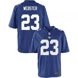 Nike Corey Webster New York Giants Youth Game Jersey - Royal Blu