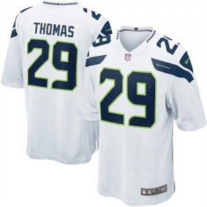 Nike Seattle Seahawks Earl Thomas Game White Jersey