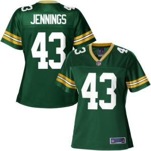 Pro Line Women's Green Bay Packers M.D. Jennings Team Color Jers