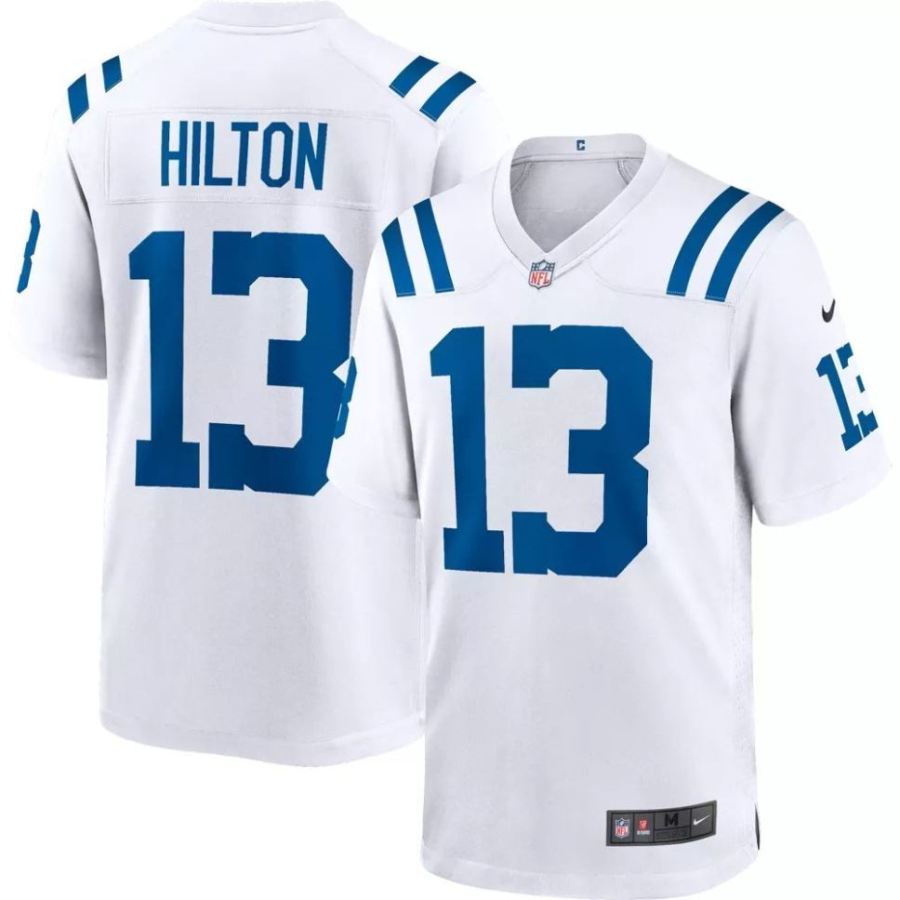 Nike Men's Indianapolis Colts T.Y. Hilton #13 White Game Jersey