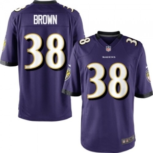 Nike Youth Baltimore Ravens Omar Brown Team Color Game Jersey