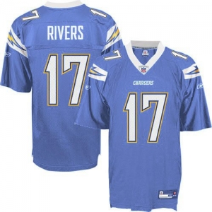 Reebok NFL Equipment San Diego Chargers #17 Philip Rivers Electr