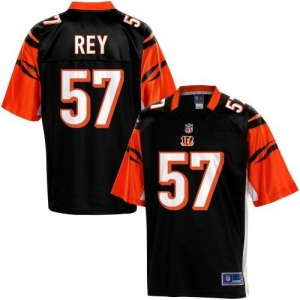 Pro Line Men's Cincinnati Bengals Vincent Rey Team Color Jersey