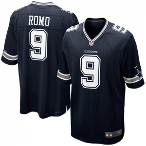 Nike Tony Romo Dallas Cowboys Game Jersey - Navy Blue