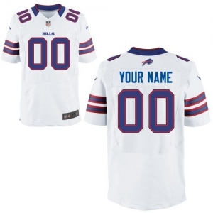 Nike Buffalo Bills Customized Elite Jersey - White