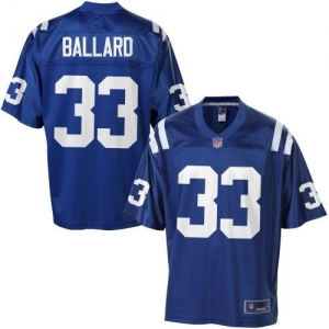 Pro Line Men's Indianapolis Colts Vick Ballard Team Color Jersey