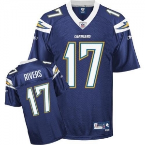 Reebok Phillip Rivers San Diego Chargers Premier Tackle Twill Je