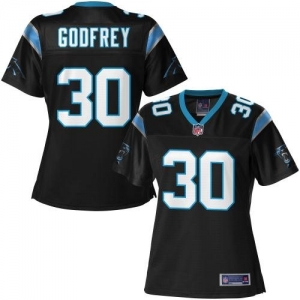 Pro Line Women's Carolina Panthers Charles Godfrey Team Color Je