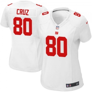 Nike Victor Cruz New York Giants Women's Game Jersey - White