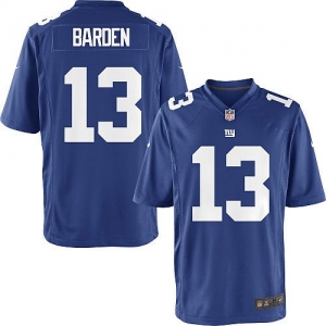 Nike Ramses Barden New York Giants Game Jersey - Royal Blue