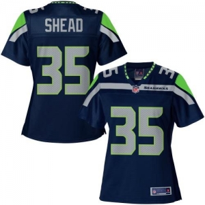 Pro Line Women's Seattle Seahawks DeShawn Shead Team Color Jerse