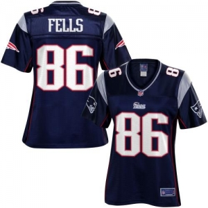 Pro Line Women's New England Patriots Daniel Fells Team Color Je