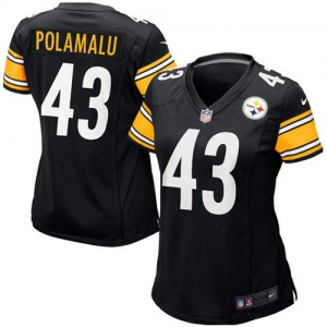 Nike Troy Polamalu Pittsburgh Steelers Youth Girls Game Jersey -