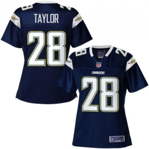 Pro Line Women's San Diego Chargers Brandon Taylor Team Color Je