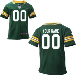 Nike Green Bay Packers Preschool Customized Team Color Game Jers