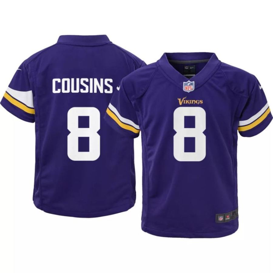 Nike Toddler Minnesota Vikings Kirk Cousins #8 Purple Game Jerse