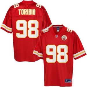 Pro Line Men's Kansas City Chiefs Anthony Toribio Team Color Jer