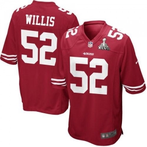 Nike Patrick Willis San Francisco 49ers Super Bowl XLVII Bound G