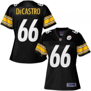 Pro Line Women's Pittsburgh Steelers David DeCastro Team Color J