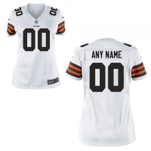 Nike Women's Cleveland Browns Customized White Game Jersey