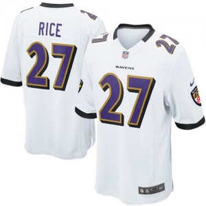 Nike Ray Rice Baltimore Ravens Youth Game Jersey - White