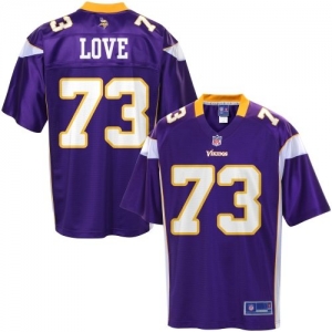 Pro Line Men's Minnesota Vikings Demarcus Love Team Color Jersey