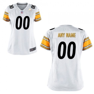 Nike Women's Pittsburgh Steelers Customized White Game Jersey