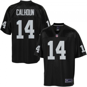 Pro Line Men's Oakland Raiders Duke Calhoun Team Color Jersey