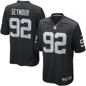 Nike Richard Seymour Oakland Raiders Game Jersey - Black