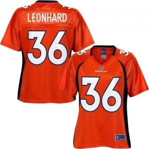 Pro Line Women's Denver Broncos Jim Leonhard Team Color Jersey