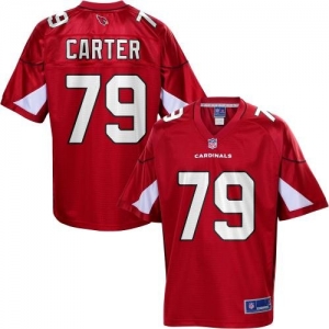 Pro Line Men's Arizona Cardinals David Carter Team Color Jersey