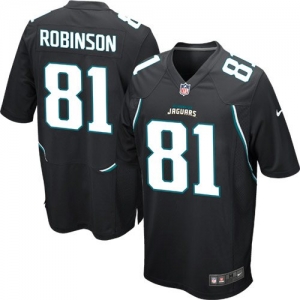 Nike Laurent Robinson Jacksonville Jaguars Game Jersey - Black