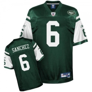 Reebok NFL Equipment New York Jets #6 Mark Sanchez Youth Green P