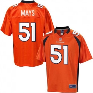 Pro Line Men's Denver Broncos Joe Mays Team Color Jersey