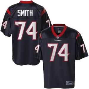 Pro Line Men's Houston Texans Wade Smith Team Color Jersey