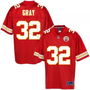 Pro Line Men's Kansas City Chiefs Cyrus Gray Team Color Jersey