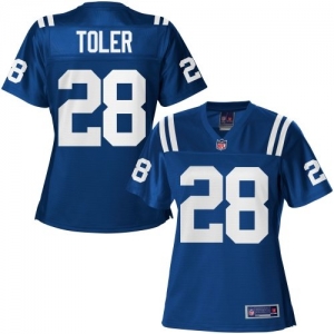 Pro Line Women's Indianapolis Colts Greg Toler Team Color Jersey