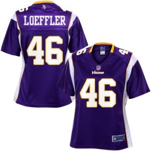 Pro Line Women's Minnesota Vikings Cullen Loeffler Team Color Je