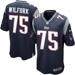 Men's Nike New England Patriots Vince Wilfork Game Jersey