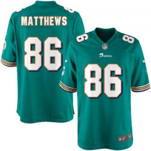 Nike Youth Miami Dolphins Rishard Matthews Team Color Game Jerse