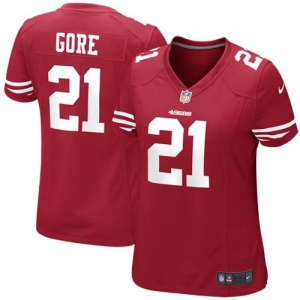 Nike Frank Gore San Francisco 49ers Women's Game Jersey - Scarle