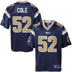 Pro Line Men's St. Louis Rams Justin Cole Team Color Jersey