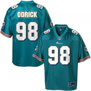 Pro Line Men's Miami Dolphins Jared Odrick Team Color Jersey