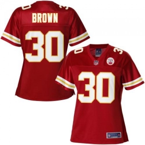 Pro Line Women's Kansas City Chiefs Jalil Brown Team Color Jerse