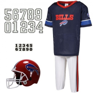 Buffalo Bills Youth Navy Blue Deluxe Team Uniform Set