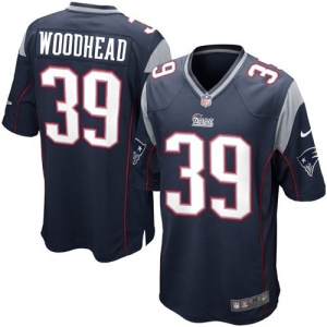 Nike Danny Woodhead New England Patriots Game Jersey - Navy Blue