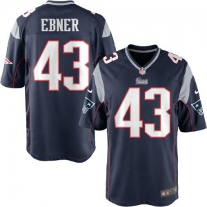 Nike Youth New England Patriots Nate Ebner Team Color Game Jerse