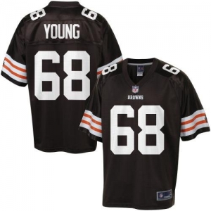 Pro Line Men's Cleveland Browns D.J. Young Team Color Jersey