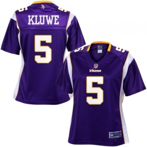 Pro Line Women's Minnesota Vikings Chris Kluwe Team Color Jersey